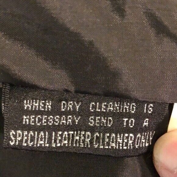 Traditional Trends Long Over-sized Trench Coat Black Leather Button up Petite - Picture 6 of 9